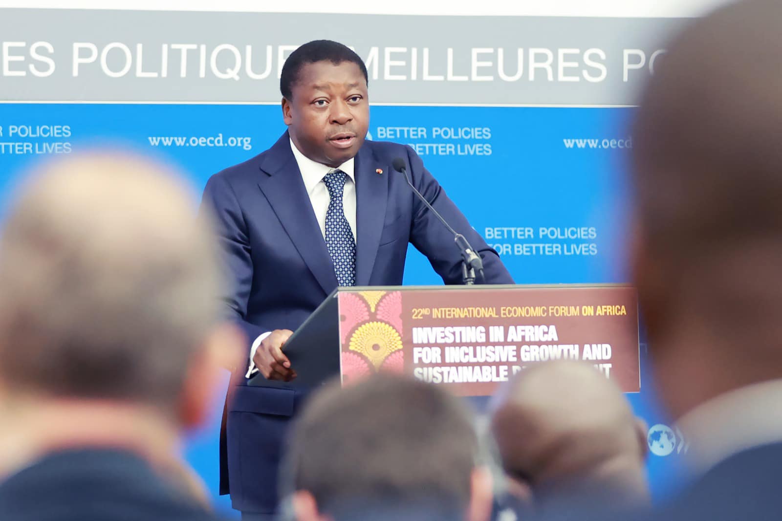 Togo: Le Président Faure Essozimna Gnassingbé défend l&rsquo;investissement en Afrique pour une croissance durable