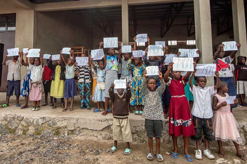 RDC: Les enfants de Goma s’engagent pour la paix à travers l’art