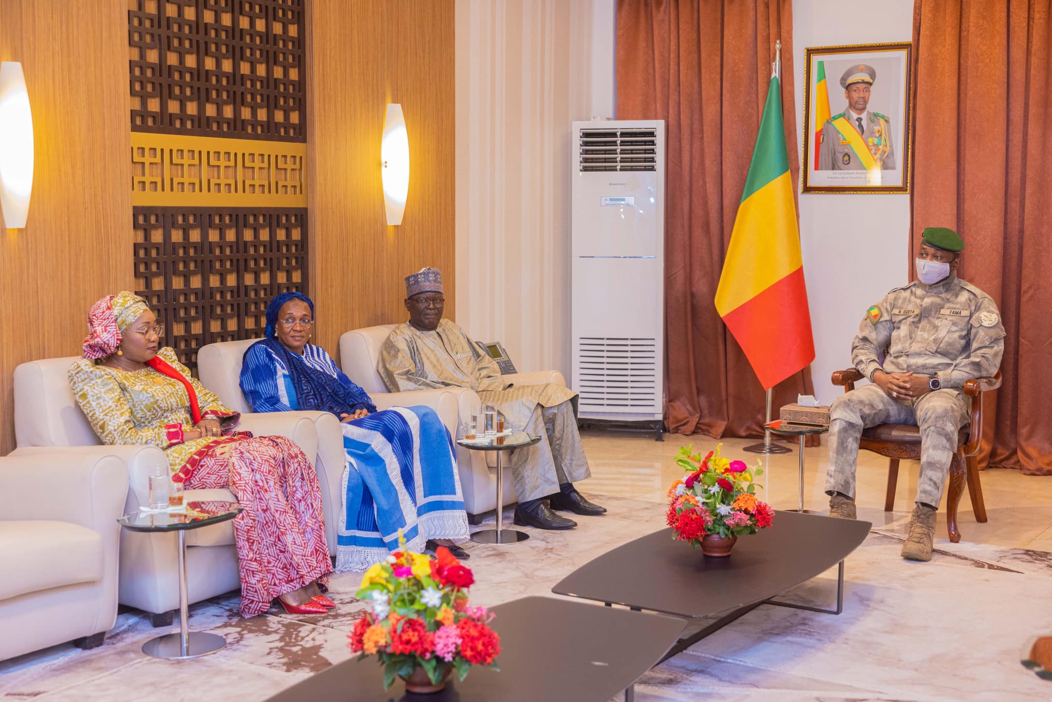 Mali : Audience des femmes de l&rsquo;AES avec le Colonel Assimi GOÏTA, à l&rsquo;occasion de la Journée Panafricaine des Femmes