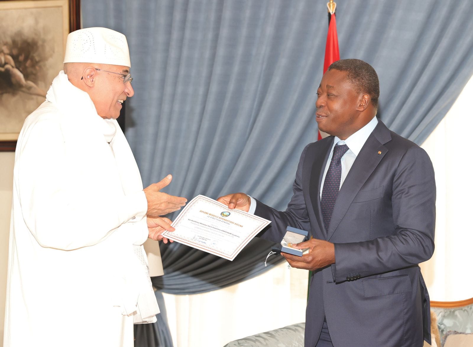 Togo : Le Président Faure Gnassingbé reçoit M. Mohamed Moussa, DG de l’ASECNA en fin de mission