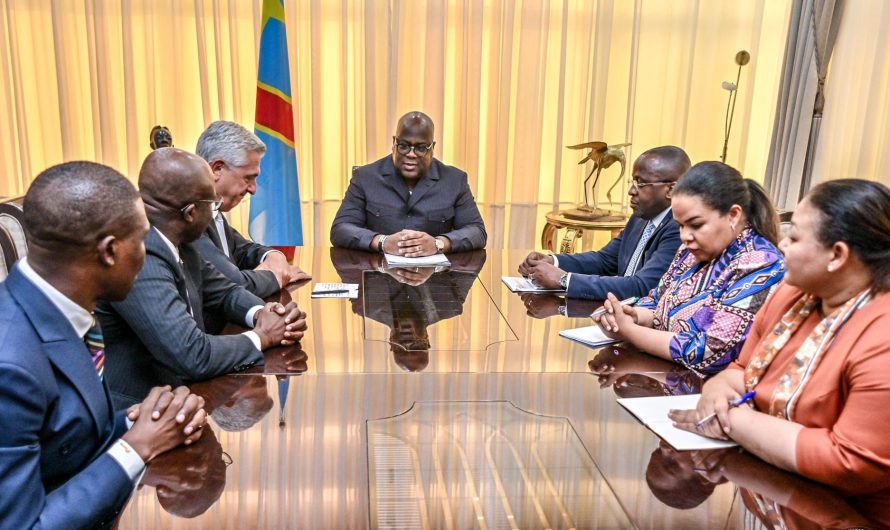 RDC : Le Président Félix Tshisekedi échange avec M. Filippo Grandi sur la situation humanitaire et les réfugiés