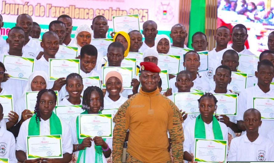 Burkina Faso : L’Excellence scolaire célébrée sous le signe du patriotisme et de la responsabilité par le Président Ibrahim Traoré